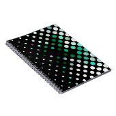 Abstraktes Halbton-Hintergrundmuster. Geometrische Notizblock (Rechte Seite)