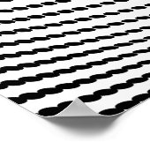 Abstraktes Halbtonmuster. Vintager Punkt Poster (Ecke)