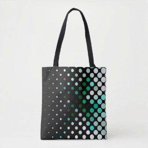 Abstraktes Halftone-Hintergrundmuster. Geometrisch Tasche