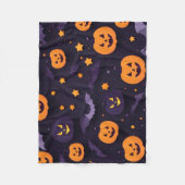 Abstraktes Halloween-Design Fleecedecke (Vorderseite)