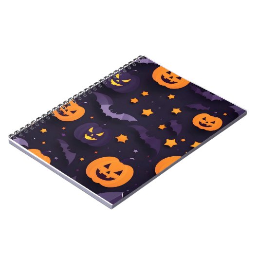 Abstraktes Halloween-Design Notizblock (Linke Seite)