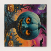 Abstraktes Halloween-Design Puzzle (Horizontal)
