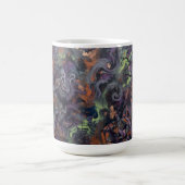 Abstraktes Halloween Kaffeetasse (Mittel)