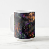 Abstraktes Halloween Kaffeetasse (Vorderseite Links)