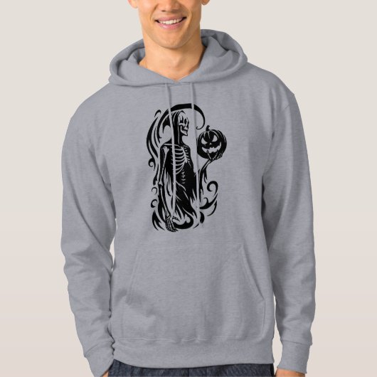 Abstraktes Halloween Skeletts-Hooded-Sweatshirt Hoodie (Vorderseite)