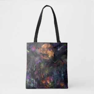 Abstraktes Halloween Tasche