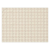 abstraktes Hand-gezeichnetes Kaffeemuster Tischdecke (Vorderseite (Horizontal))