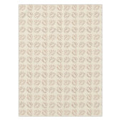 abstraktes Hand-gezeichnetes Kaffeemuster Tischdecke (Vorderseite)
