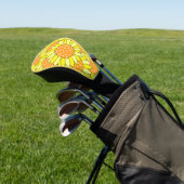 Abstraktes Händeschleifmuster Golf Headcover (In SItu)