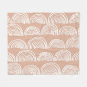 Abstraktes handgezeichnet nahtloses Muster. Fleecedecke (Vorderseite (Horizontal))