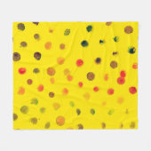 Abstraktes handgezeichnetes Bild mit mehrfarbigen Fleecedecke (Vorderseite (Horizontal))