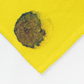 Abstraktes handgezeichnetes Bild mit mehrfarbigen Fleecedecke (Ecke)