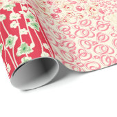 abstraktes, handgezeichnetes Patchwork-Muster Geschenkpapier (Rolleneckpunkt)