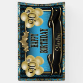 Abstraktes Happy 00. Geburtstag Banner (Vertikal)