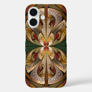 Abstraktes Hartglas aus Shine und Rise iPhone 16 Hülle
