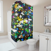 Abstraktes Hartglas Duschvorhang (Beispiel)