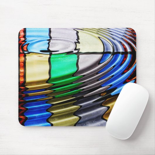 Abstraktes Hartglas Mousepad (Mit Mouse)