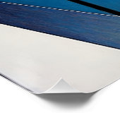 Abstraktes Hartglas Poster (Ecke)