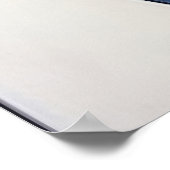 Abstraktes Hartglas Poster (Ecke)