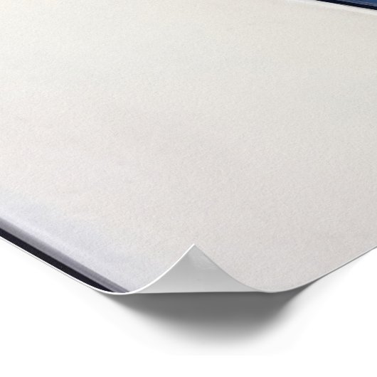 Abstraktes Hartglas Poster (Ecke)