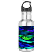Abstraktes Hartglas Trinkflasche (Vorderseite)