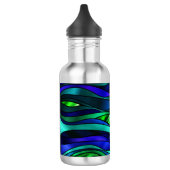 Abstraktes Hartglas Trinkflasche (Links)