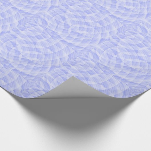 Abstraktes, hellblaues Musterpapier Geschenkpapier (Ecke)