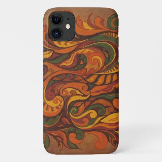 ABSTRAKTES HERBSTFARBDESIGN Case-Mate iPhone HÜLLE (Rückseite)