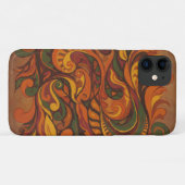 ABSTRAKTES HERBSTFARBDESIGN Case-Mate iPhone HÜLLE (Rückseite (Horizontal))