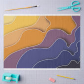 abstraktes Herbstpapier Seidenpapier (Basteln)