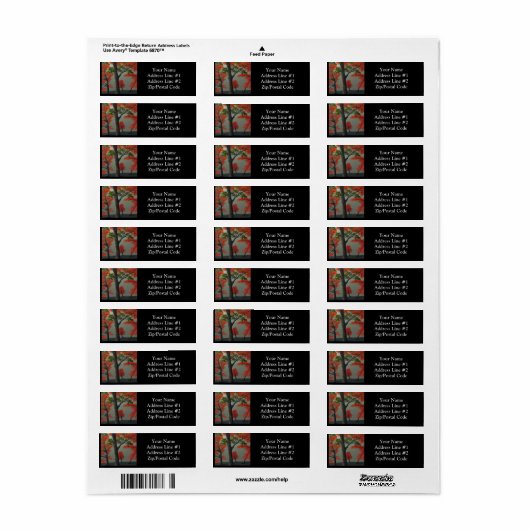 Abstraktes Herbstwald (Vorne)