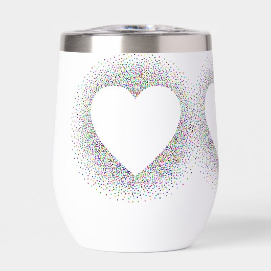 Abstraktes Herz (Vorderseite)