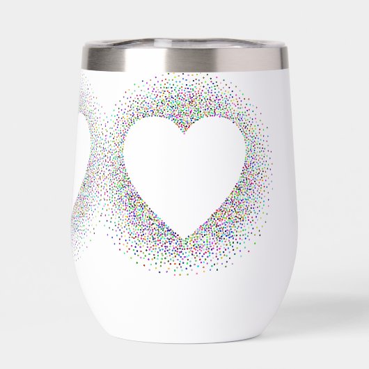 Abstraktes Herz (Rückseite)