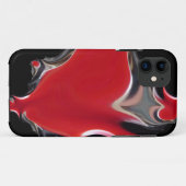 Abstraktes Herz brennt Case-Mate iPhone Hülle (Rückseite (Horizontal))