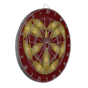 Abstraktes Herz Dartscheibe