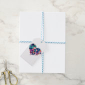 Abstraktes Herz Geschenkanhänger (Mit Garn)