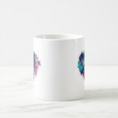 Abstraktes Herz Kaffeetasse (Mittel)