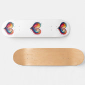 Abstraktes Herz Skateboard (Horizontal)