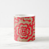 Abstraktes Herzdesign. Valentinstag Kaffeetasse (Mittel)