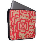 Abstraktes Herzdesign. Valentinstag Laptopschutzhülle (Vorne Rechts)
