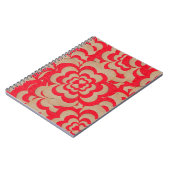 Abstraktes Herzdesign. Valentinstag Notizblock (Linke Seite)