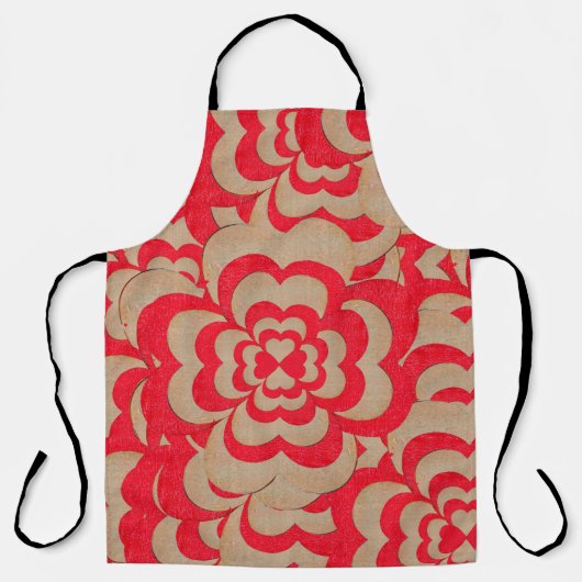 Abstraktes Herzdesign. Valentinstag Schürze (Vorderseite)