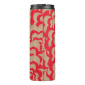 Abstraktes Herzdesign. Valentinstag Thermosbecher (Rückseite)