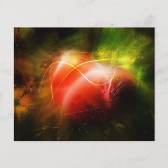 Abstraktes Herzkunstdesign (Vorderseite)