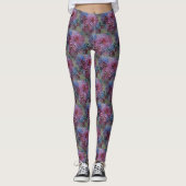 Abstraktes Herzmuster Leggings (Vorderseite)