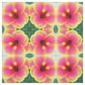 Abstraktes Hibiskus-Kaleidoskop Stoff (Muster)