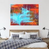 Abstraktes Hintergrundbild #4 Leinwanddruck (Insitu (Schlafzimmer))