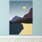Abstraktes Hintergrundbild Leinwanddruck (Insitu (Holzboden))
