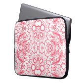 Abstraktes Hintergrundbild und muster3d Laptopschutzhülle (Vorderseite Links)