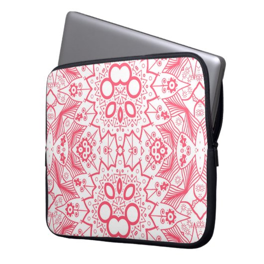 Abstraktes Hintergrundbild und muster3d Laptopschutzhülle (Vorderseite Links)